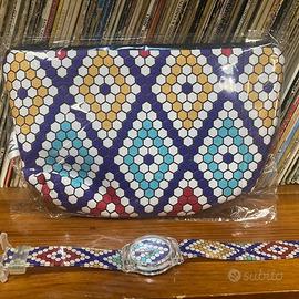 Orologio jacob mille paris uomo quartz + borsa sig