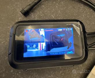Dashcam moto HD fronte retro