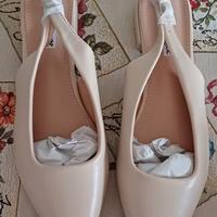 Scarpa Ballerina slingback n. 40 colore beige