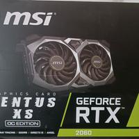 MSI NVIDIA GEFORCE RTX 2060 VENTUS XS 6G OC