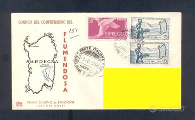 SET Francobollo Flumendosa 1958
