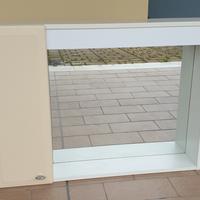 mobiletto bagno con specchio,  mensole e p/lampade