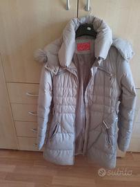 Giacca donna taglia M lunga con cappuccio