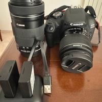 Canon eos 2000d 18-55 + 55-250