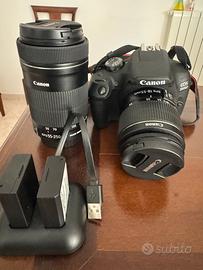Canon eos 2000d 18-55 + 55-250