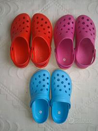 Crocs Blu, Rosa,  rosse tg 40/41