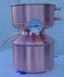 Alambicco distillatore,5lt. in rame a fungo,grappa