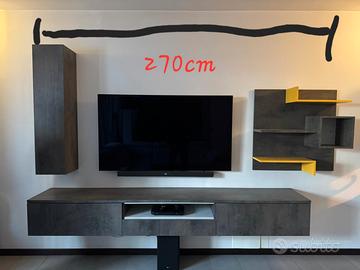 parete attrezzata sala