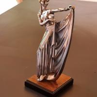 Scultura Leader Linea Argento – Donna con velo 27