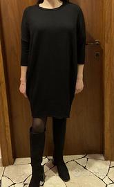 Vestito maxi pull color nero