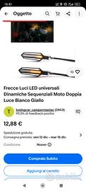 Frecce led con lampeggio dinamico e luce posizione
