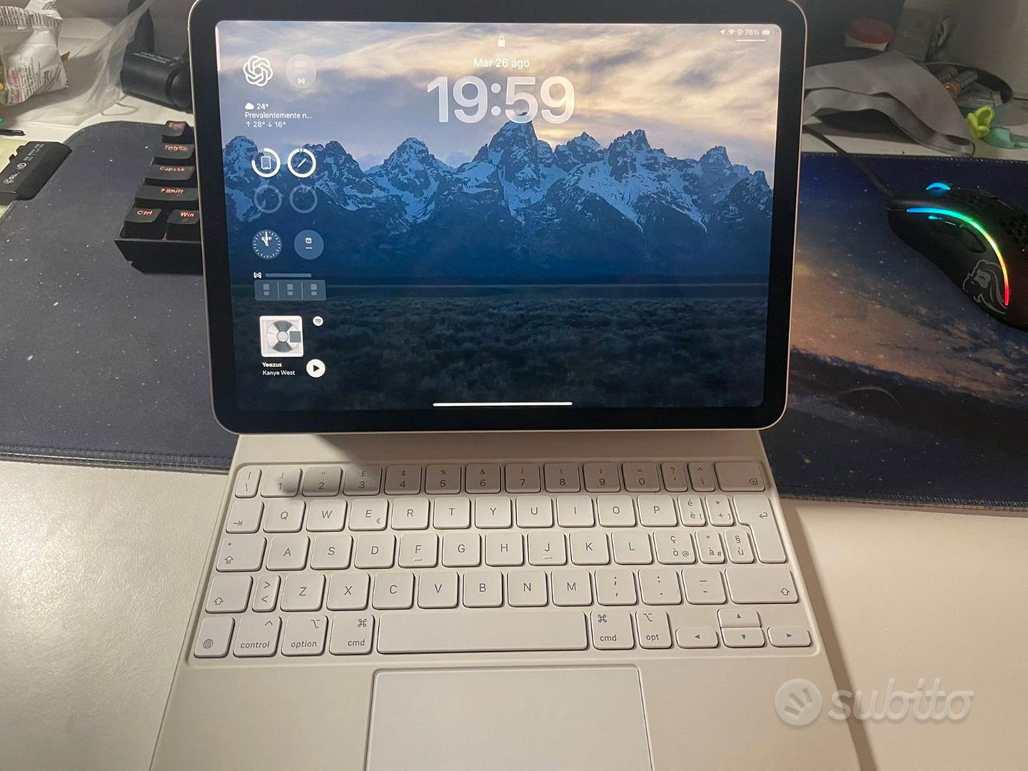 ipad air 5 (2022) + penna + tastiera Scambi0