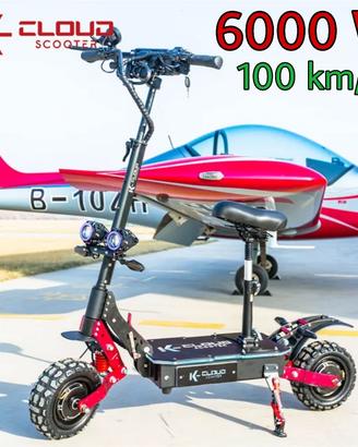 MONOPATTINO ELETTRICO V5 DOPPIO MOTORE 100 kmh