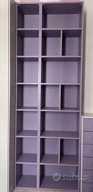 Libreria a cubi - colore lilla