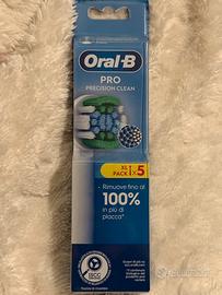 5 testine per spazzolino elettico Oral-B Pro clean