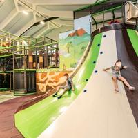 Gioco Vulcano Arrampicata per Bambini con Scivolo