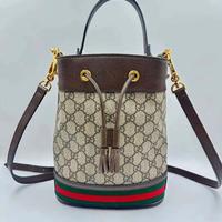 Borsa a secchiello/con motivo a righe Gucci Ophidi
