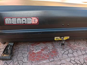 Bauletto portabagagli auto con barre portatutto