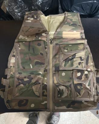 Gilet tattico mimetico