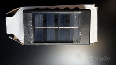 Lampada solare da parete a LED – 10 LED luce calda