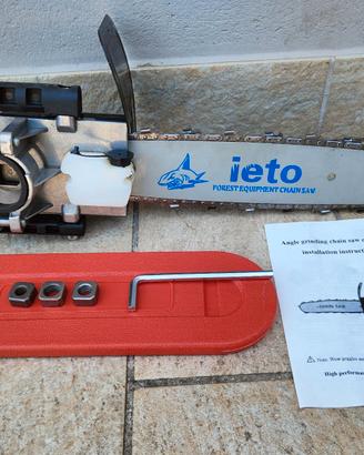 Kit sega motosega per smerigliatrice