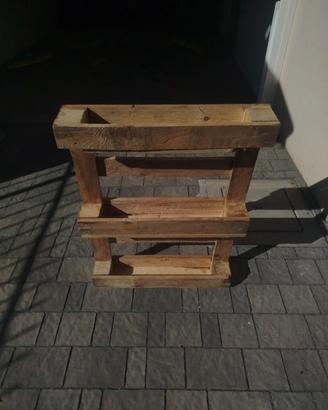 Fioriera bancale artigianale rustico