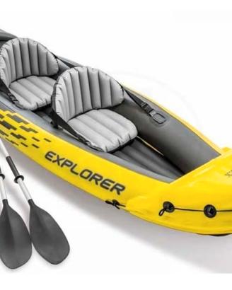 Canoa 2 posti Intex