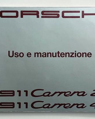 Manuale Uso e Manutenzione Porsche 911 - 964