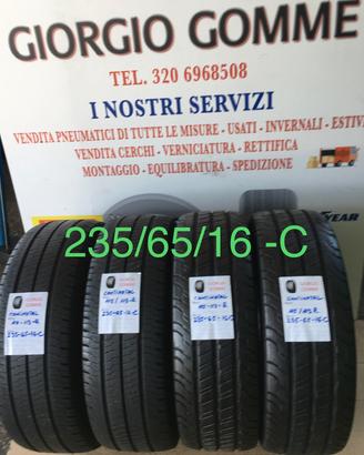 Gomme usate 235/65/16- C di carico