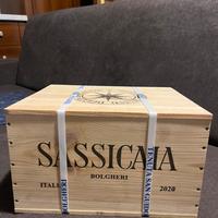 Cassa legno Sassicaia 2020