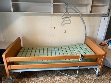 Letto elettrico per disabili con materasso anti de