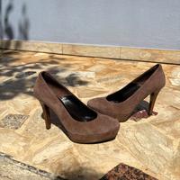 Scarpe tacchi camoscio pernice (Made in Italy)