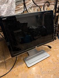 Monitor hp w2207h regolabile in altezza
