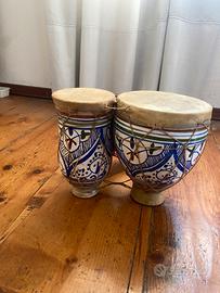 Bongo anni 2000 in ceramica