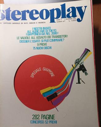 rivista STEREOPLAY numero 39 dicembre 1976