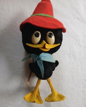 PUPAZZO PELUCHE   CALIMERO  VINTAGE ANNI 60/70