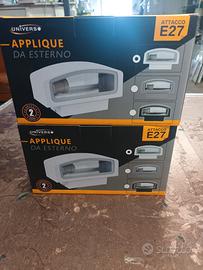 set applique per esterno  ,da parete 