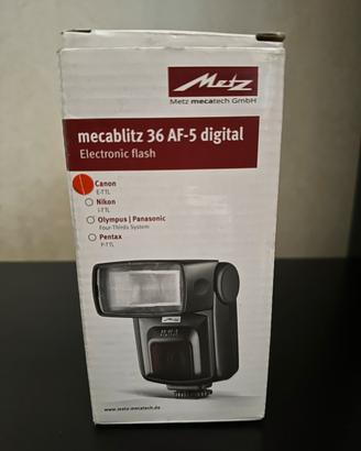 Metz Mecablitz 36 AF-5 Digital Flash per Canon