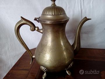 Servizio da the in peltro