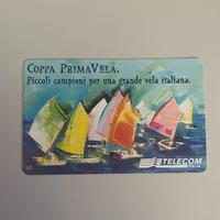 Scheda Telefonica Coppa PrimaVela 5000 Lire