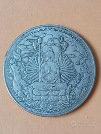 Moneta amuleto Buddha Guan Yin da mille mani