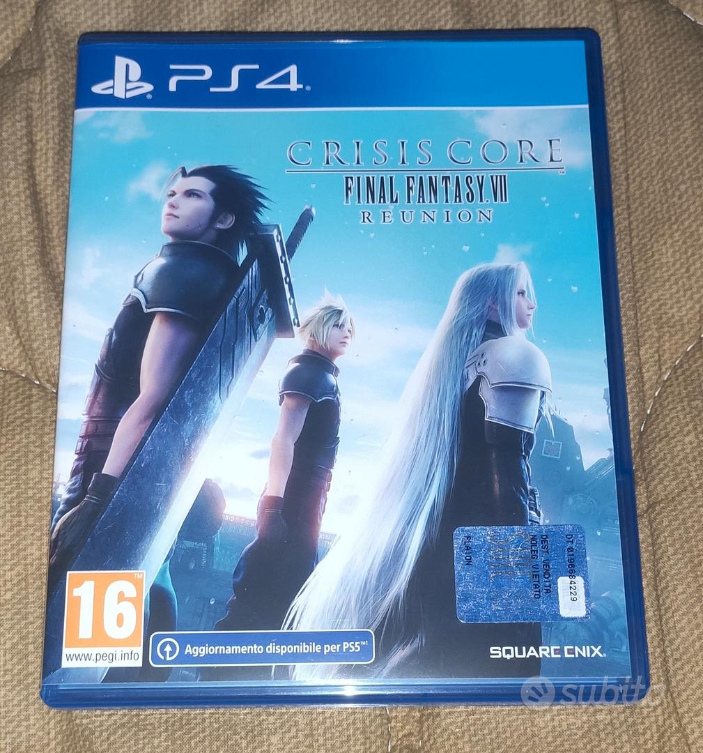 CRISIS CORE FINAL Fantasy Vii Reunion Ps4 ➠ Ps5 Pal Uk Con Italiano Nuovo  Sealed EUR 42,99 - PicClick IT