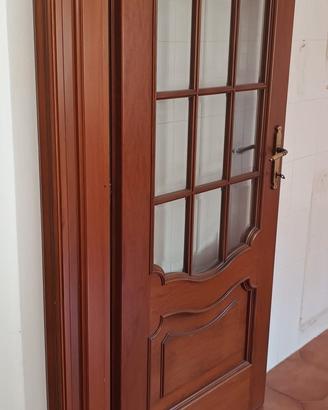 Porta legno e vetro
