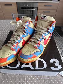 Nike Dunk High SE Camo Orange Blue