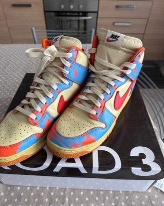 Nike Dunk High SE Camo Orange Blue