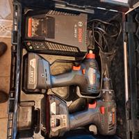 Coppia avvitatori Bosch Professional 18v