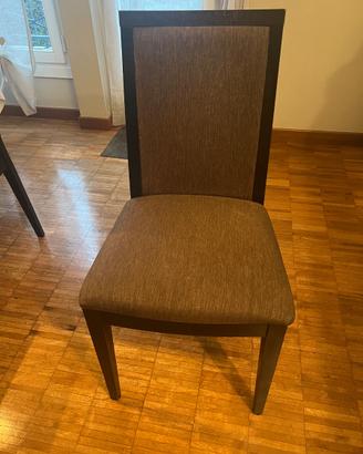 sedie soggiorno legno massello