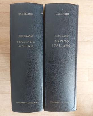 Dizionario Italiano-Latino / Latino-Italiano 2 Vol