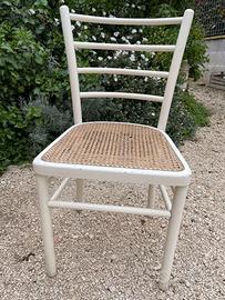 sedie in legno e paglia di vienna