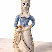 Antica Lumiera in maiolica ceramica Caltagirone 